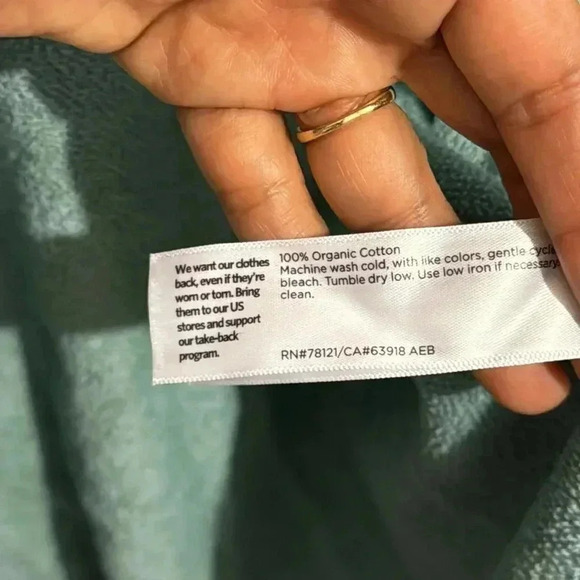 Eileen Fisher French Terry Hodded with Pocket 100% Cotton Lounge Cardigan - Picture 6 of 7